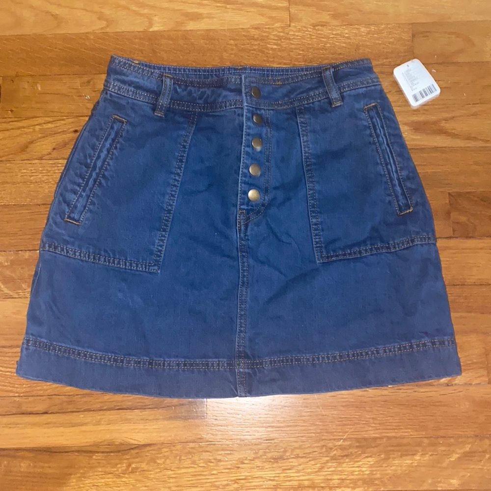 Free people Jean skirt